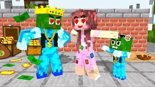 Monster School : Zombie's NEW MOM is so POOR ! - Minecraft Animation