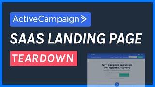 SaaS Landing Page Breakdown: ActiveCampaign