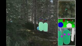 Improved Perlin forest with multiple agents