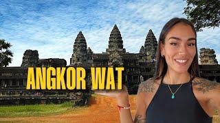 VISITING ANGKOR WAT TEMPLE SIGHT IN CAMBODIA