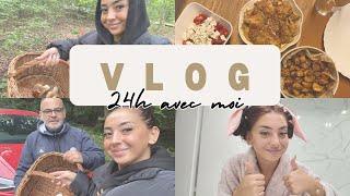 VLOG 24H AVEC MOI | BALADE EN FORET, CREATION DE CONTENUES, REPAS, SKINCARE,…