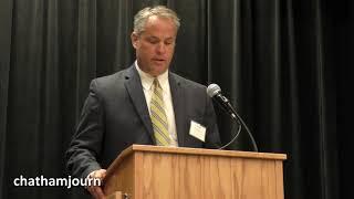 Taylor Hobbs of Hobbs Architects speaks at 2018 Chatham Development Briefing - 8.29.18