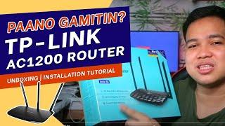 TP-LINK AC1200 Mesh WIFI-ROUTER UNBOXING | INSTALLATION TUTORIAL