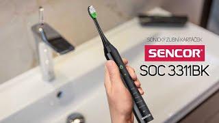 Unboxing sonický zubní kartáček Sencor SOC 3311BK