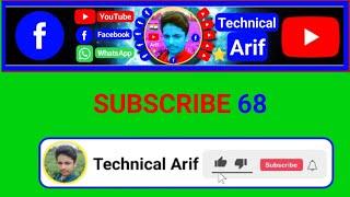 Technical Arif subscribe button