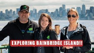 Exploring Bainbridge Island - Pizza, Ice Cream, Ferry Rides And More!