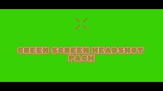 Green screen Head shot pack m416 and m24 Fahad gaming
