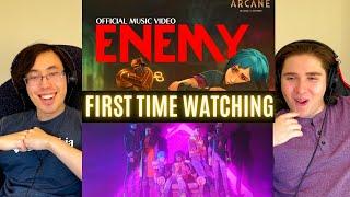 FIRST TIME WATCHING: Enemy - by Imagine Dragons & JID...who's ready for ARCANE??