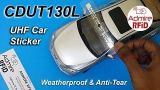 CDUT130L - UHF Car Sticker - Weatherproof and Anti-Tear