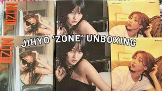 twice jihyo ‘zone’ solo album unboxing !