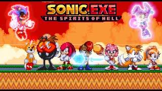 Sonic.Exe The Spirits Of Hell Round 1 and 2(No Deaths!!!)