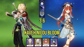 (F2P) C2 KAVEH C0 NILOU Bloom | 3.6 Spiral Abyss Floor 12 | Genshin Impact