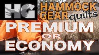 Hammock Gear Quilts: Premium vs Economy