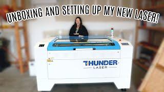 Unboxing and Setting up my New Thunder Laser Nova 51/130!