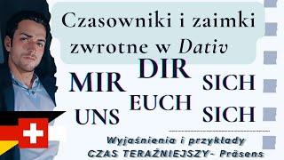 Czasowniki zwrotne w Dativ w czasie teraźniejszym - A1 A2 B1 B2