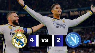 Real Madrid x Napoli | 4 - 2  | Extended  Highlights And Goals