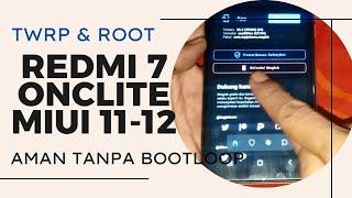 cara pasang twrp dan root xiaomi redmi 7 onclite miui 11 terbaru dan aman