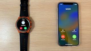 MASX Aurora One Smart Calling Watch Incoming Call