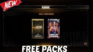 HURRY UP AND GET YOUR FREE PACK IN WWE2K24 BEFORE ITS GONE!