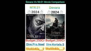 Devara Vs Ntr31 Movie Comparison #shorts #viralshorts #movie #ntr