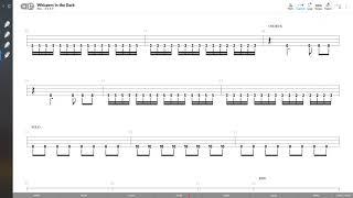 Skillet - Whispers In The Dark (BASS TAB PLAY ALONG)
