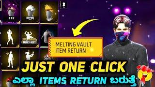 GOOD NEWSMELTING VAULT ITEMS RETURN