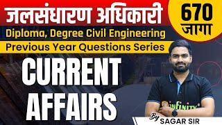 CURRENT AFFAIRS || जलसंधारण अधिकारी || DIPLOMA, DEGREE, CIVIL ENGINEERING || Previous Year Questions