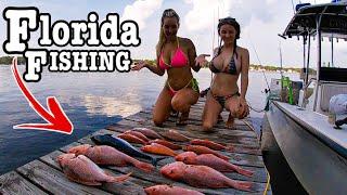 Caught in STORMS & Fishing Fun-3 days in Florida!!! (Delicious Catch & COOK!!!)