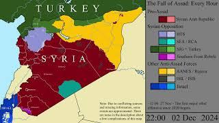 The Fall of Assad: Every Hour