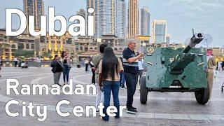 Dubai [4K] Ramadan City Center, Downtown Dubai Walking Tour 