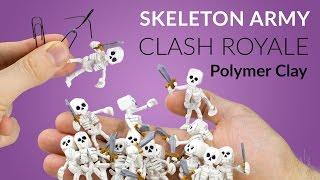 Skeleton Army (Clash Royale) – Polymer Clay Tutorial