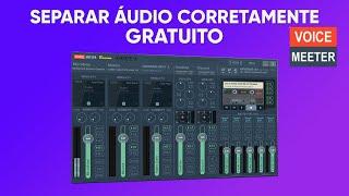 COMO SEPARAR FAIXAS DE AUDIO COM O VOICEMEETER BANANA E OBS STUDIO - Tutorial 2021 atualizado!