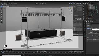 Blender for Stage Design and Ue4 for event Renders!