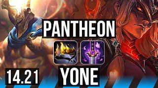 PANTHEON vs YONE (MID) | 7/1/3 | KR Diamond | 14.21