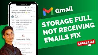Gmail Storage Full Not Receiving Emails Mobile - Easy Fix
