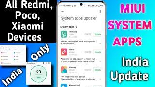 Official India - Miui 12.5/Miui 13 System Apps New Update | Gallery, Themes, GetApps, Music & More