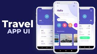  Travel App UI Using  React Native - Speed Code | DeCode