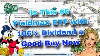 YieldMax MRNA Option Income Strategy ETF (MRNY) 106% Yield & a $5 Yieldmax ETF