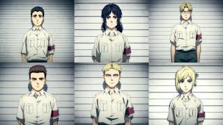 Apresentação dos 7 Titãs Originais de MARLEY - Attack On Titan Dublado