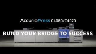 AccurioPress C4080 series: Build your bridge to success