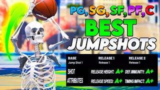 BEST JUMPSHOTS for EVERY BUILD + HEIGHT + 3PT RATING on NBA2K24