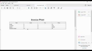 Swings/AWT/SWT - Print JTable - Intact Abode