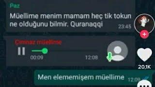 Müəllimin səsini tik toka qoydular! Online Dərs gülməli videolar 11 ci bölüm. Onlayn dərs prikol.