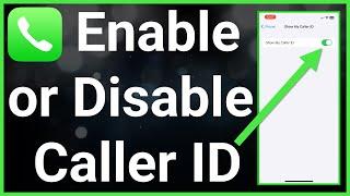How To Turn On Or Off Caller ID On iPhone