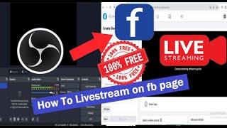 How to Live Stream Pre Recorded Video on Facebook with OBS Studio 29.1.3 l Live on Facebook Page