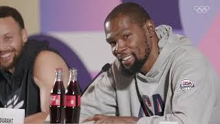 Steph Curry, Kevin Durant discuss bonding experience at Paris 2024