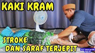 KAKI KRAM DAN TANGAN KRAM AKIBAT STROKE DAN SARAF TERJEPIT ATASI DENGAN  PIJAT TERAPI