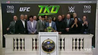 TKO Group Holdings, Inc. (NYSE: TKO) Rings The Opening Bell®