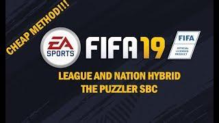 FIFA19 - League and Nation Hybrid - The Puzzler Squad Building Challenge - NO LOYALTY/CHEAP METHOD!