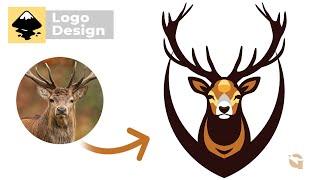 Deer Vector | Inkscape Logo Design | Inkscape Tutorial 2021 | image to vector